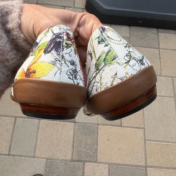 Gucci ballet flats- Horsebit Canvas Leather – Size 39.5 - Picture 11 of 15